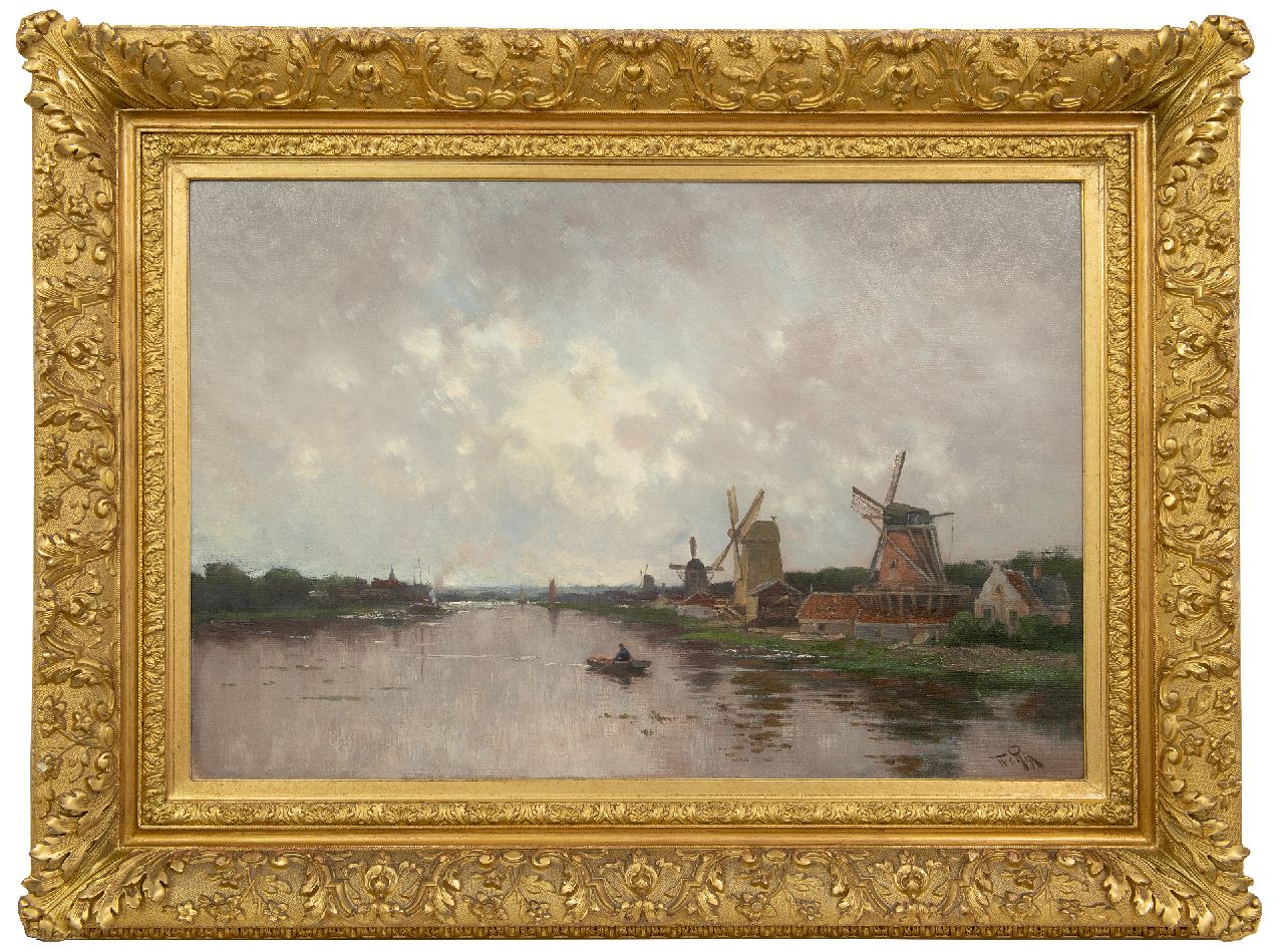 Rip W.C.  | 'Willem' Cornelis Rip, Molens aan de Zaan, olieverf op doek 62,8 x 90,6 cm, gesigneerd r.o