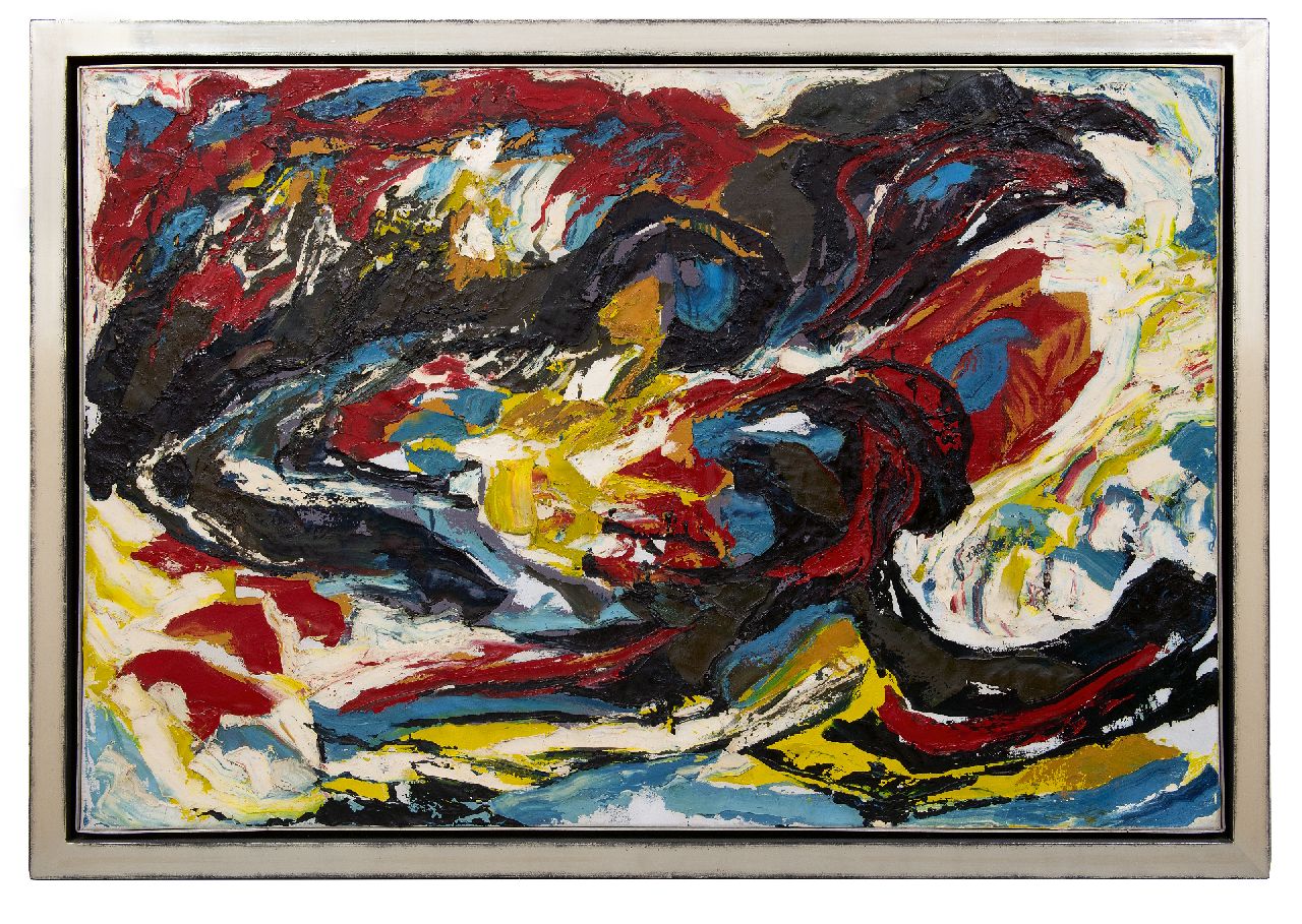 Hunziker F.  | Frieda Hunziker, Redding, olieverf op doek 99,5 x 149,5 cm, gesigneerd verso en te dateren ca. 1961