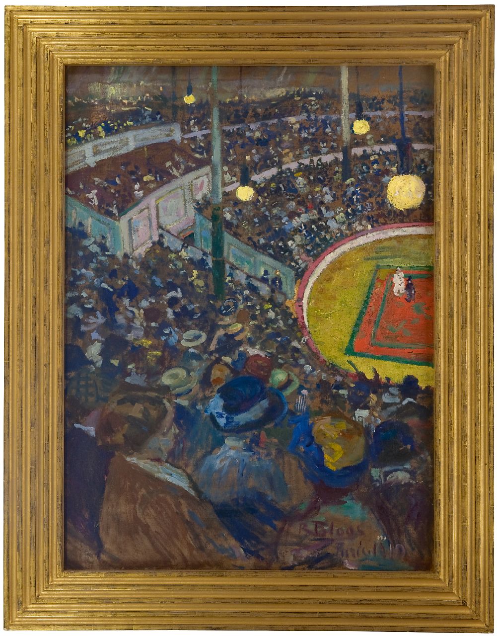 Bloos R.W.  | 'Richard' Willi Bloos | Schilderijen te koop aangeboden | Cirque Médrano, Parijs, olieverf op doek 100,0 x 72,5 cm, gesigneerd rechtsonder en gedateerd 'Paris' 1910