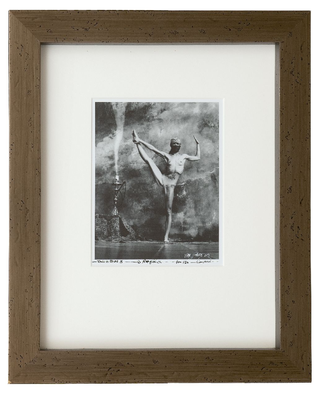 Saudek J.  | Jan Saudek | Grafiek te koop aangeboden | Nargilé, gelatine zilverprint 26,5 x 21,5 cm, gesigneerd rechtsonder en gedateerd Praag 1935