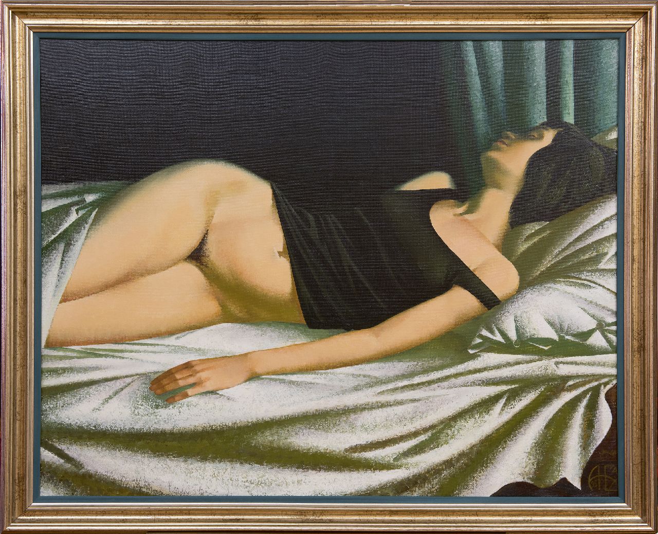 Bazanov A.N.  | Andrey Bazanov | Schilderijen te koop aangeboden | Droom, olieverf op doek 79,4 x 100,0 cm, gesigneerd rechtsonder met monogram, voluit met monogram verso en gedateerd '98