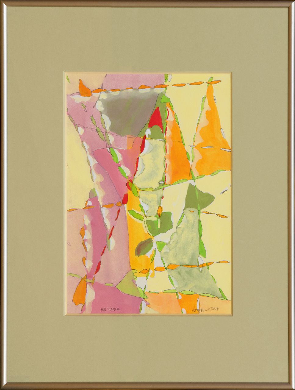Hepper C.  | Carol Hepper | Aquarellen en tekeningen te koop aangeboden | Untitled, potlood en aquarel op papier 31,5 x 23,0 cm, gesigneerd rechtsonder en gedateerd 2004
