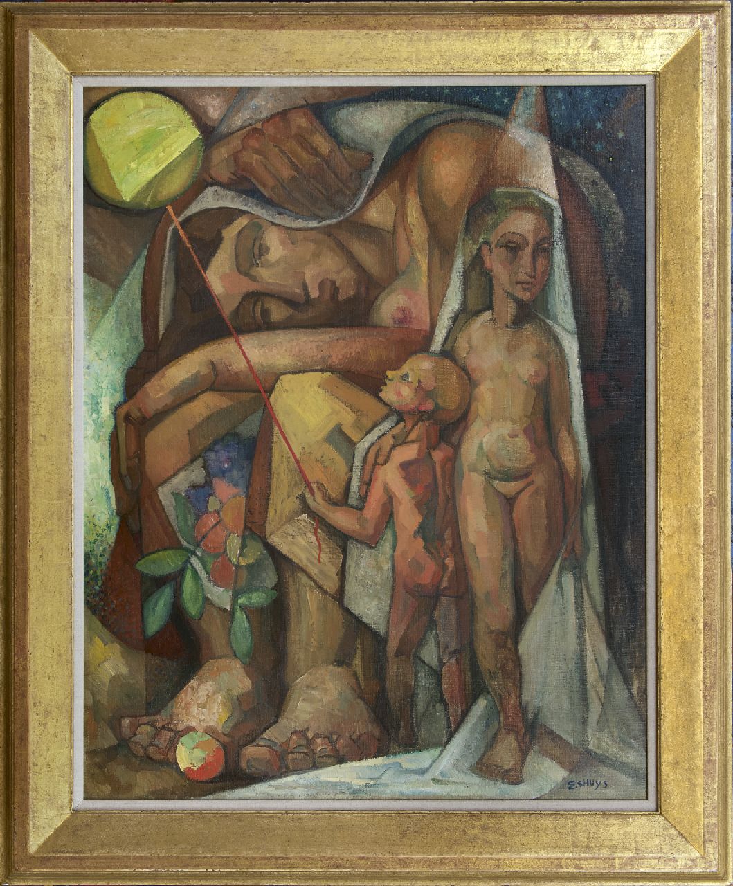 Eshuijs H.J.  | Hendrikus Jacobus Eshuijs, Vruchtbaarheid, olieverf op doek 92,0 x 72,0 cm, gesigneerd rechtsonder en te dateren jaren '50