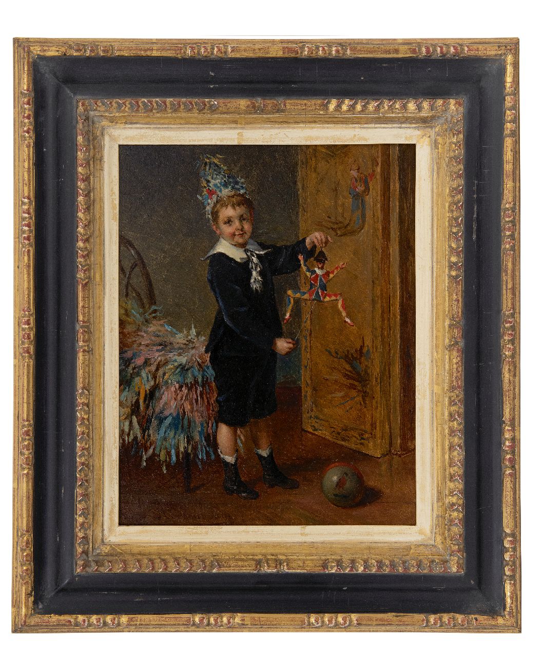 Roosenboom A.  | Albert Roosenboom | Schilderijen te koop aangeboden | De jonge artiest, olieverf op paneel 24,0 x 18,8 cm, gesigneerd linksonder