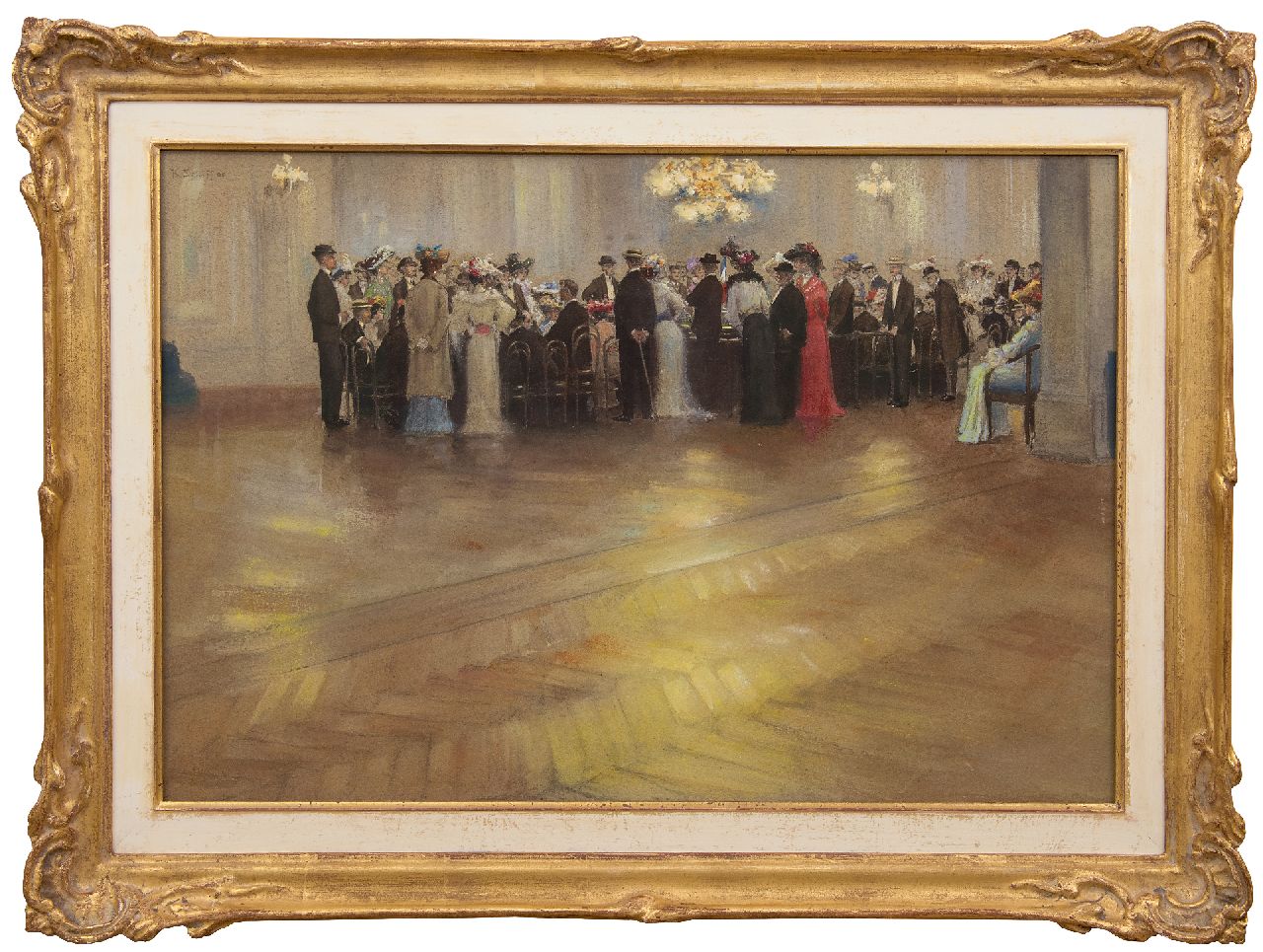 Schiff R. | Robert Schiff, In het casino, pastel en aquarel op board 35,9 x 52,0 cm, gesigneerd linksboven en gedateerd '05 Schiff R. | Robert Schiff, In het casino, pastel en aquarel op board 35,9 x 52,0 cm, gesigneerd linksboven en gedateerd '05