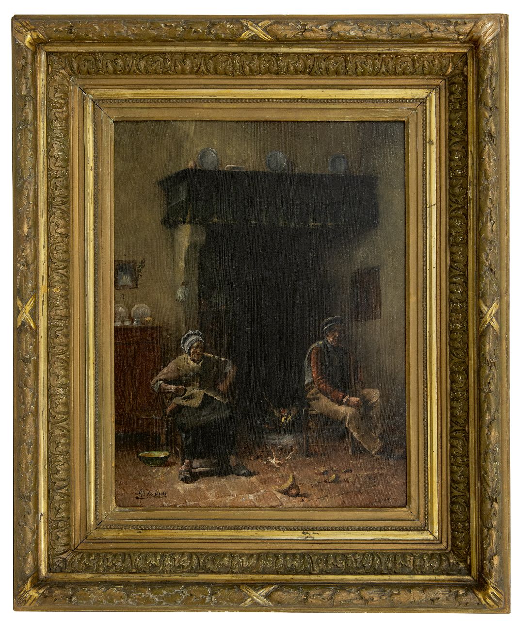 Neuckens P.J.  | Pierre Jules Neuckens | Schilderijen te koop aangeboden | De gebroken pot, olieverf op doek 48,7 x 39,2 cm, gesigneerd linksonder
