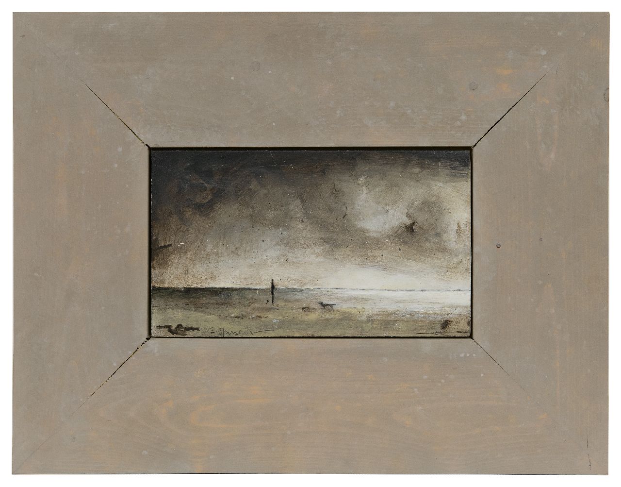Hemert E. van | Evert van Hemert, Terschelling, acryl op board 16,0 x 27,8 cm, gesigneerd linksonder en verso gedateerd 2015 Hemert E. van | Evert van Hemert, Terschelling, acryl op board 16,0 x 27,8 cm, gesigneerd linksonder en verso gedateerd 2015