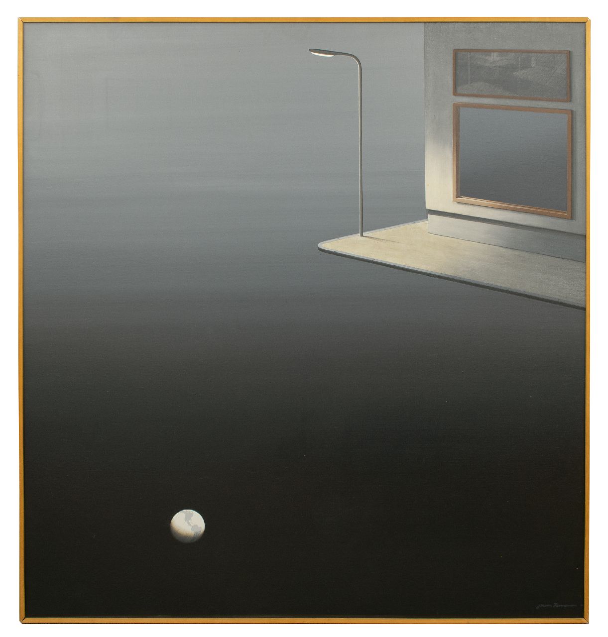 Henneman J. | Jeroen Henneman, Nacht, acryl op doek 140,4 x 132,8 cm, gesigneerd rechtsonder en gedateerd sept. '76 Henneman J. | Jeroen Henneman, Nacht, acryl op doek 140,4 x 132,8 cm, gesigneerd rechtsonder en gedateerd sept. '76