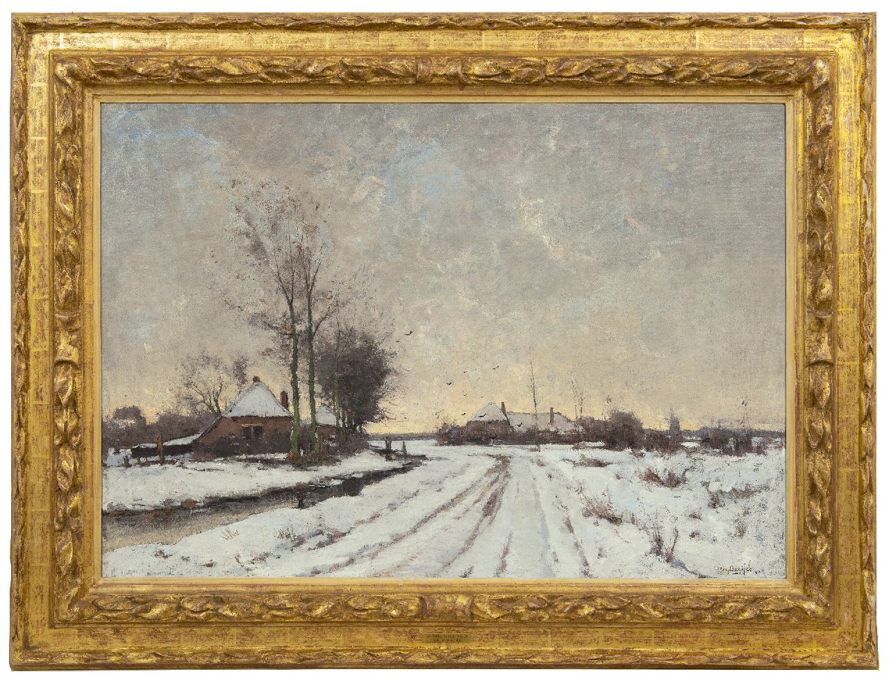 Bodifée J.P.P.  | Johannes Petrus Paulus 'Paul' Bodifée, Winter in Overijssel, olieverf op doek 70,3 x 100,0 cm, gesigneerd rechtsonder en gedateerd '96