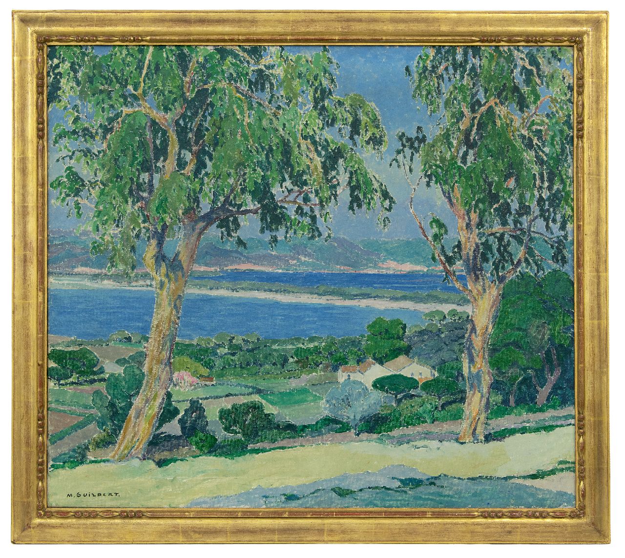Guilbert M.  | Maurice Guilbert | Schilderijen te koop aangeboden | Eucalyptus, Giens, olieverf op doek 76,0 x 86,0 cm, gesigneerd linksonder en verso gedateerd '26