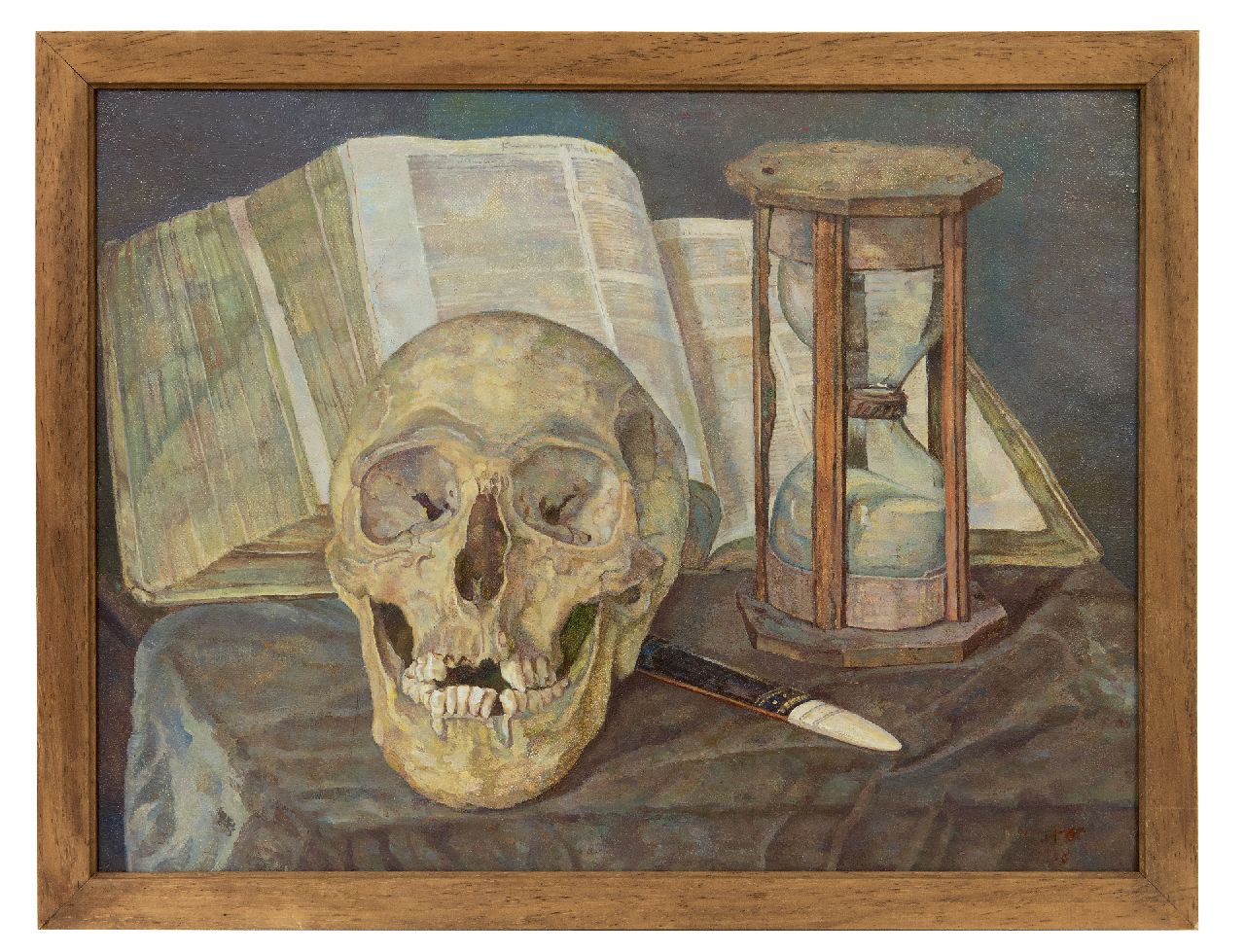 Pabst C.J. | Cornia Johanna 'Corrie' Pabst | Schilderijen te koop aangeboden | Vanitas stilleven, olieverf op doek 30,5 x 40,2 cm, gesigneerd rechtsonder Pabst C.J. | Cornia Johanna 'Corrie' Pabst | Schilderijen te koop aangeboden | Vanitas stilleven, olieverf op doek 30,5 x 40,2 cm, gesigneerd rechtsonder