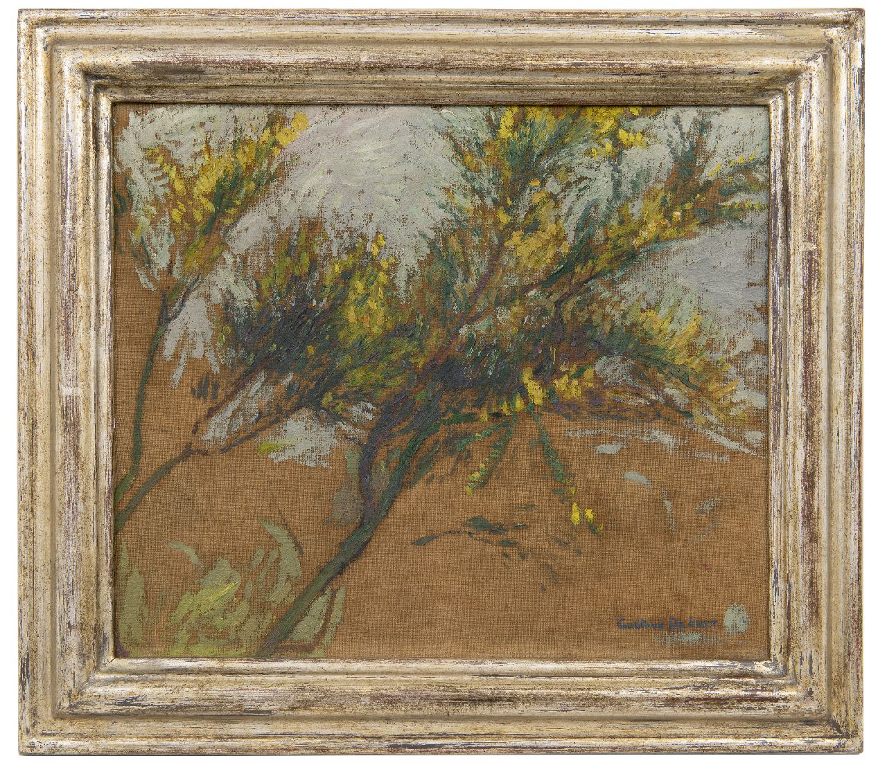 Smet G. de | Gustave de Smet | Schilderijen te koop aangeboden | Boomstudie, olieverf op doek 33,2 x 40,0 cm, gesigneerd rechtsonder