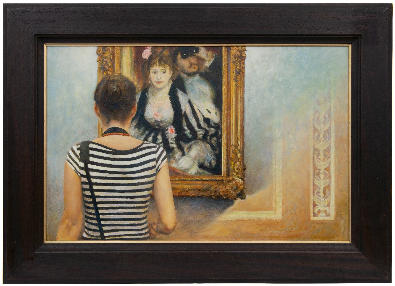 Whincop R.  | Richard Whincop | Schilderijen te koop aangeboden | Outlook voor een Renoir, olieverf op board 73,0, gesigneerd rechtsonder