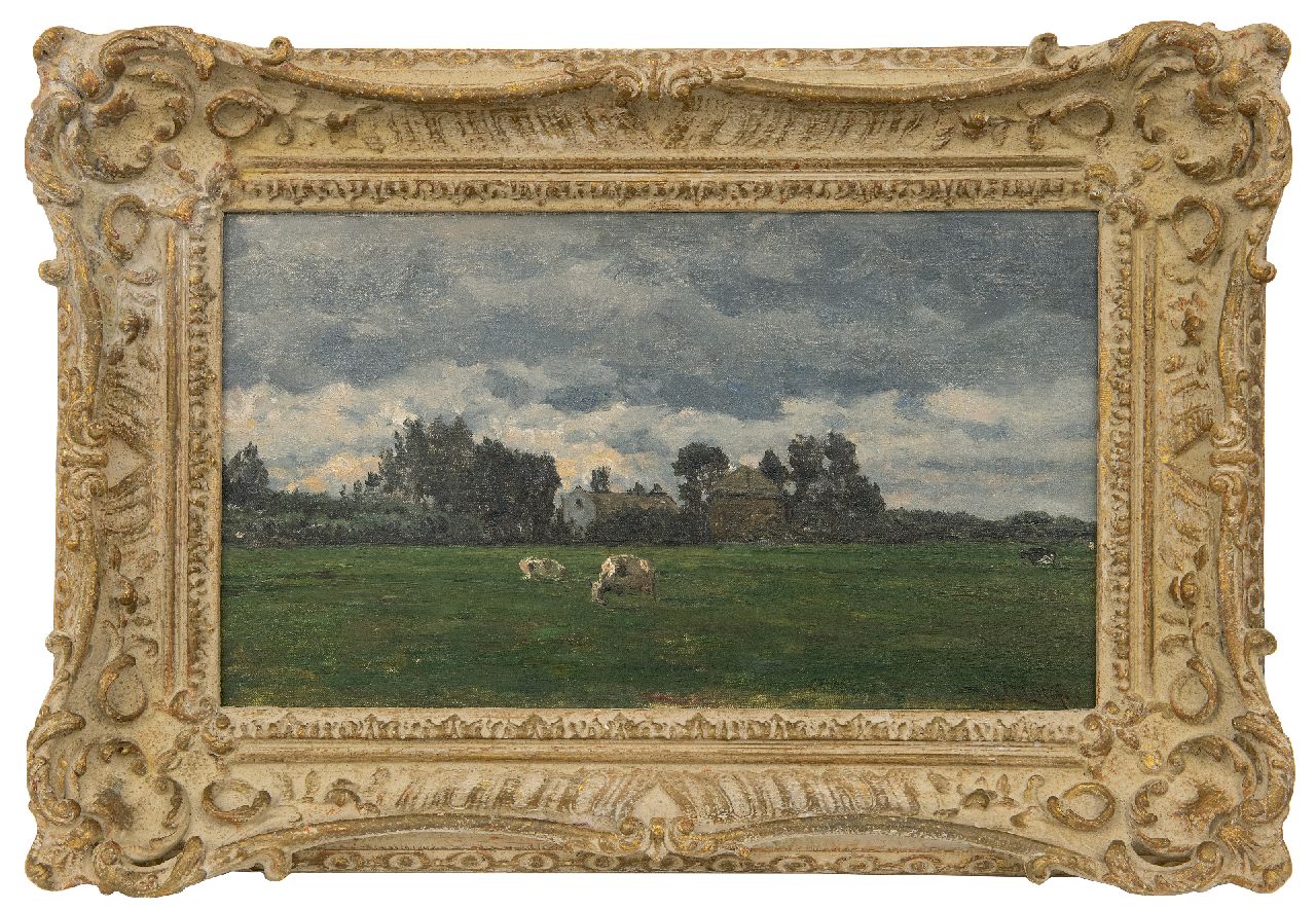 Roelofs W.  | Willem Roelofs, Buiig weer, olieverf op doek 25,1 x 44,8 cm, gesigneerd rechtsonder