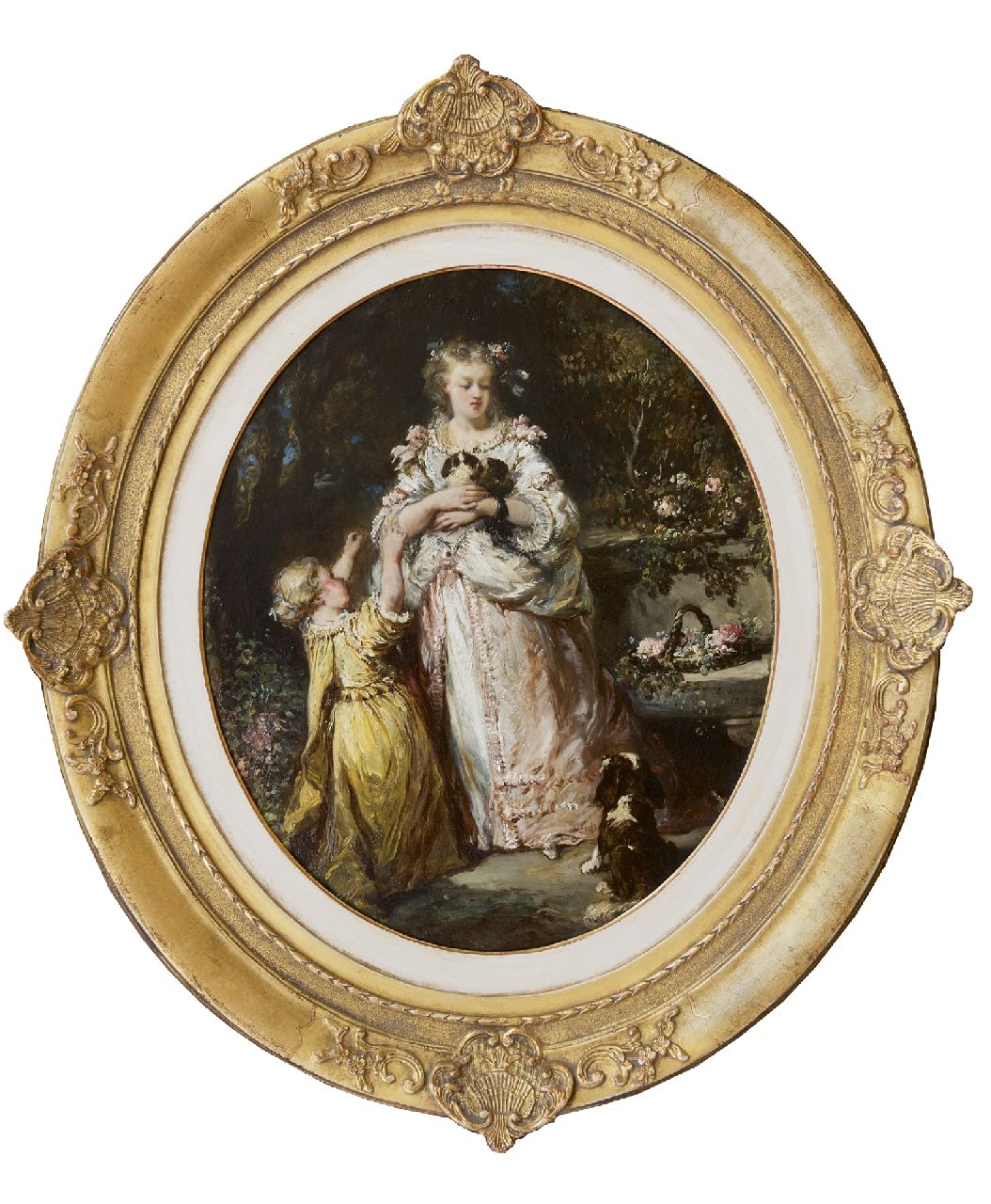 Isabey L.G.E.  | Louis Gabriel 'Eugène' Isabey | Schilderijen te koop aangeboden | Het nieuwe nestje, olieverf op doek 47,3 x 39,2 cm, gesigneerd rechtsonder en gedateerd 1852