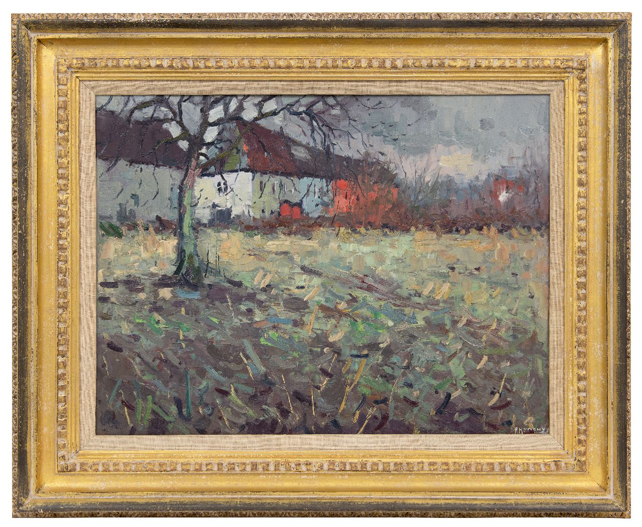 Hynckes R.  | Raoul Hynckes | Schilderijen te koop aangeboden | Audergem bij Brussel, olieverf op paneel 42,1 x 55,8 cm, gesigneerd rechtsonder