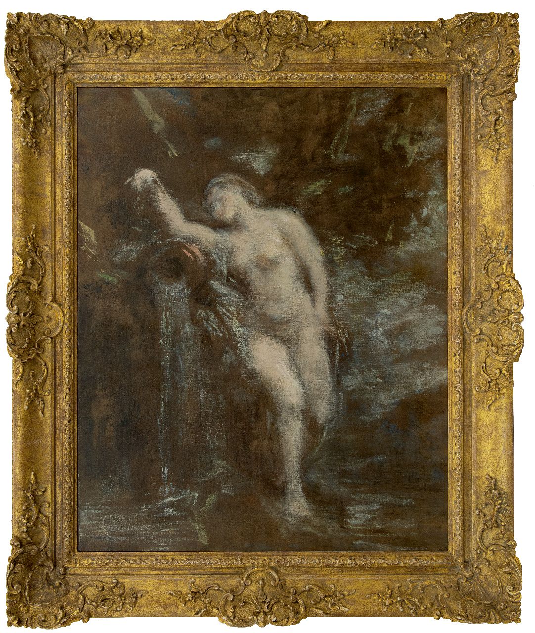 Fantin-Latour I.H.J.T.  | Ignace 'Henri' Jean Théodore Fantin-Latour, La Source, olieverf op doek 81,5 x 65,5 cm, gesigneerd rechtsonder