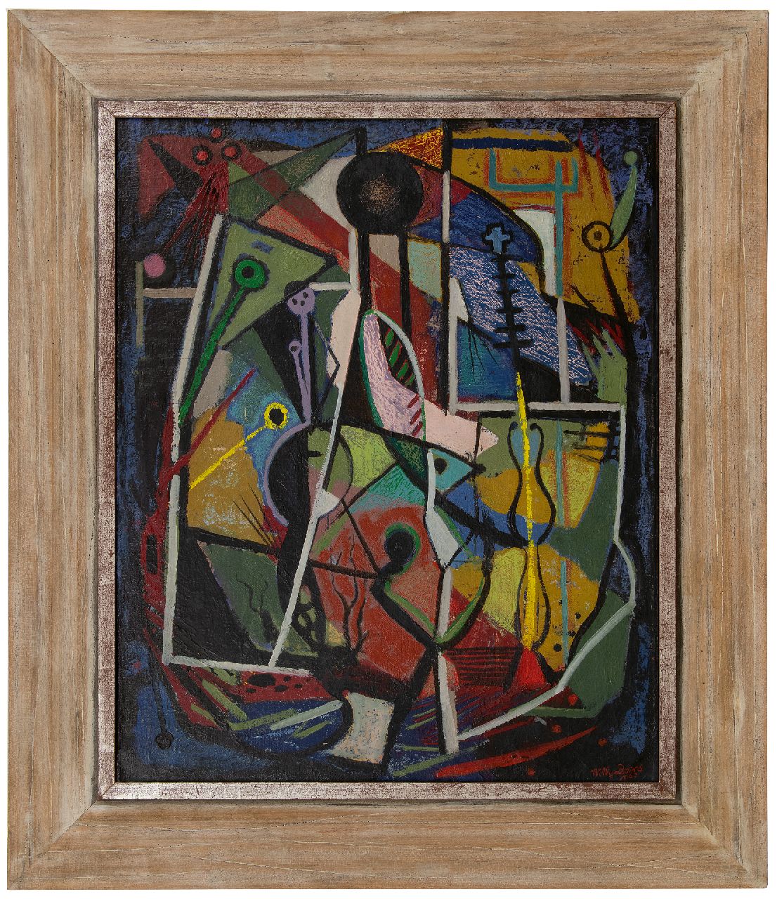 Boers W.H.F.  | 'Willy' Herman Friederich Boers, Désir potentiel/Potentieel verlangen, olieverf op doek 75,3 x 60,0 cm, gesigneerd rechtsonder en gedateerd 1948