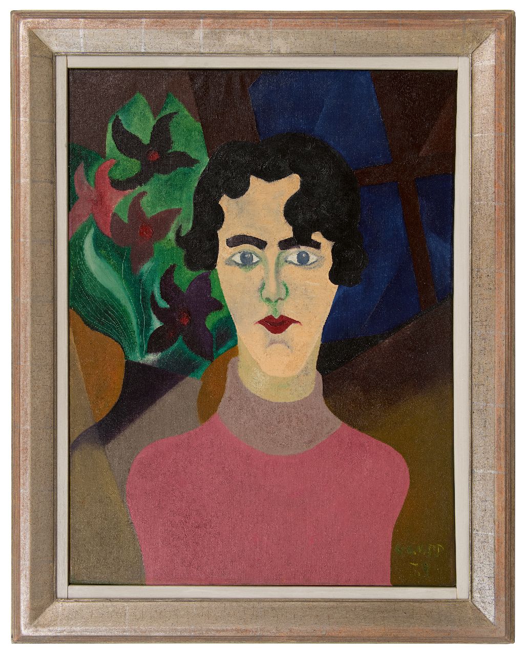 Gaupp K.A.C.  | Karel Albert 'Charles' Gaupp, Zelfportret als vrouw, olieverf op doek 80,1 x 60,5 cm, gesigneerd rechtsonder en gedateerd '39