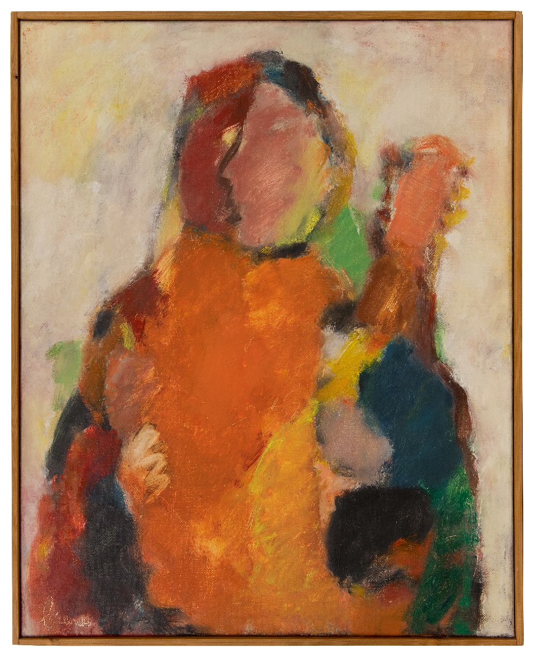 Brands E.A.M. | Eugenius Antonius Maria 'Eugène' Brands | Schilderijen te koop aangeboden | Jongen met gitaar, olieverf op doek 75,4 x 60,0 cm, gesigneerd linksonder en op spieraam gedateerd 1970 Brands E.A.M. | Eugenius Antonius Maria 'Eugène' Brands | Schilderijen te koop aangeboden | Jongen met gitaar, olieverf op doek 75,4 x 60,0 cm, gesigneerd linksonder en op spieraam gedateerd 1970