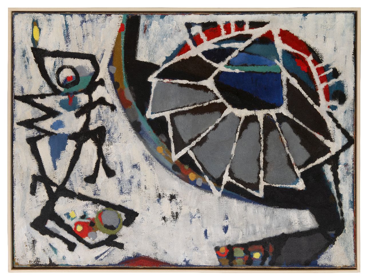 Hunziker F.  | Frieda Hunziker, Ants, olieverf op doek 75,5 x 100,1 cm, te dateren eind jaren 50