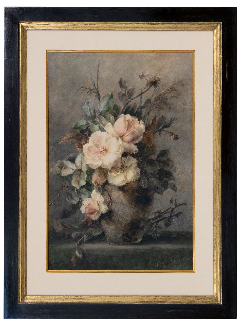 Roosenboom M.C.J.W.H.  | 'Margaretha' Cornelia Johanna Wilhelmina Henriëtta Roosenboom | Grafiek te koop aangeboden | Bloemstilleven, litho 65,0 x 44,0 cm