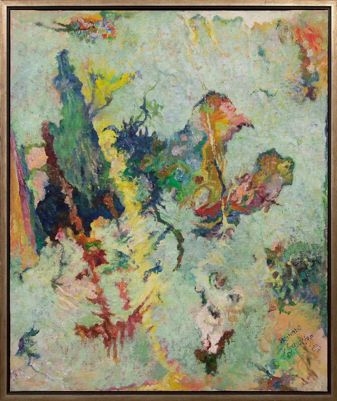 Schultze B. | Bernard Schultze | Schilderijen te koop aangeboden | Wie Ostern (als Pasen), olieverf op doek 120,0 x 100,3 cm, gesigneerd rechtsonder en gedateerd '87 Schultze B. | Bernard Schultze | Schilderijen te koop aangeboden | Wie Ostern (als Pasen), olieverf op doek 120,0 x 100,3 cm, gesigneerd rechtsonder en gedateerd '87