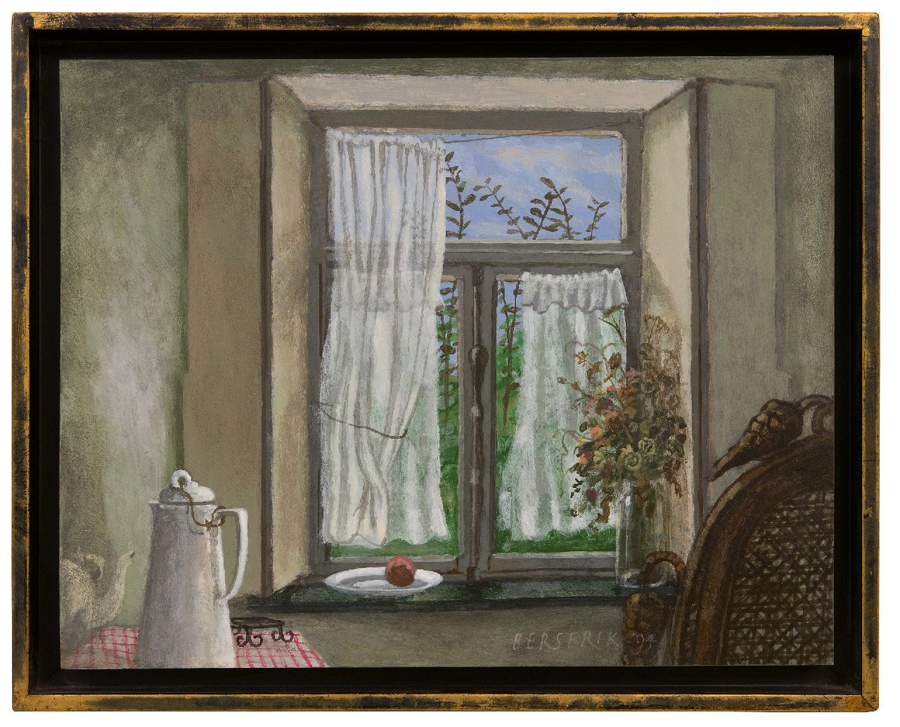 Berserik H. | Hermanus 'Herman' Berserik | Schilderijen te koop aangeboden | Voorjaar buiten, acryl op paneel 29,1 x 37,0 cm, gesigneerd rechtsonder en gedateerd '94 Berserik H. | Hermanus 'Herman' Berserik | Schilderijen te koop aangeboden | Voorjaar buiten, acryl op paneel 29,1 x 37,0 cm, gesigneerd rechtsonder en gedateerd '94