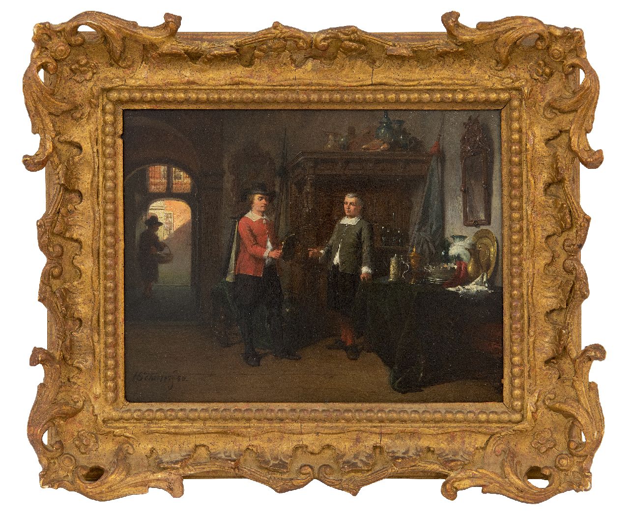Scheeres H.J.  | Hendricus Johannes Scheeres | Schilderijen te koop aangeboden | De connaisseurs, olieverf op paneel 17,6 x 23,6 cm, gesigneerd linksonder en gedateerd '58