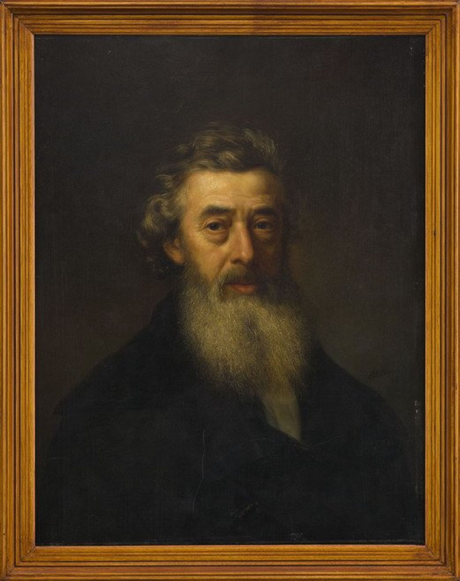 Portret van kunstenaar, kunstschilder, aquarellist en tekenaar 'Jacobus' Theodorus Abels