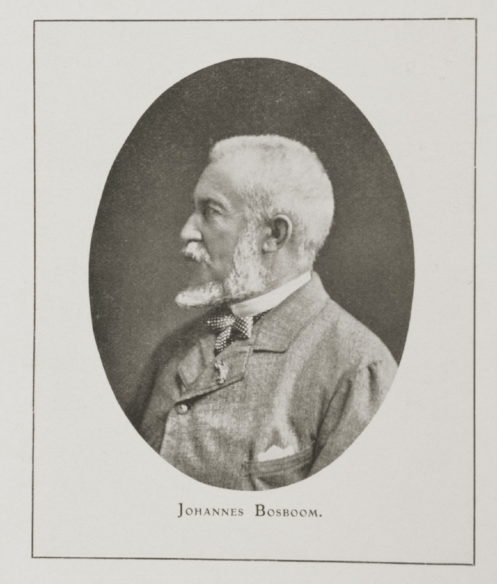 Portret van kunstenaar, kunstschilder, aquarellist en tekenaar Johannes Bosboom