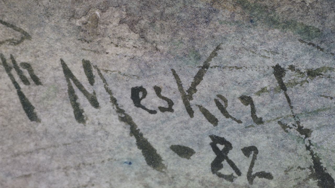 Theo Mesker signaturen Bij het kippenhok