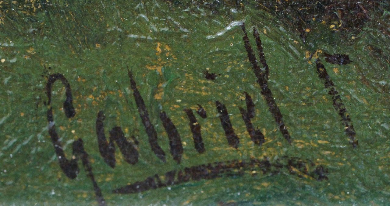 Constan Gabriel signaturen Boerenerf met waterput
