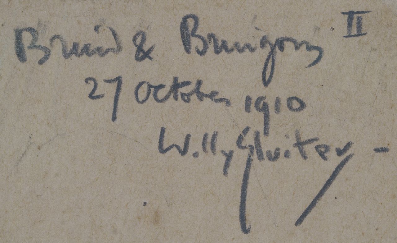 Willy Sluiter signaturen Bruid en bruigom
