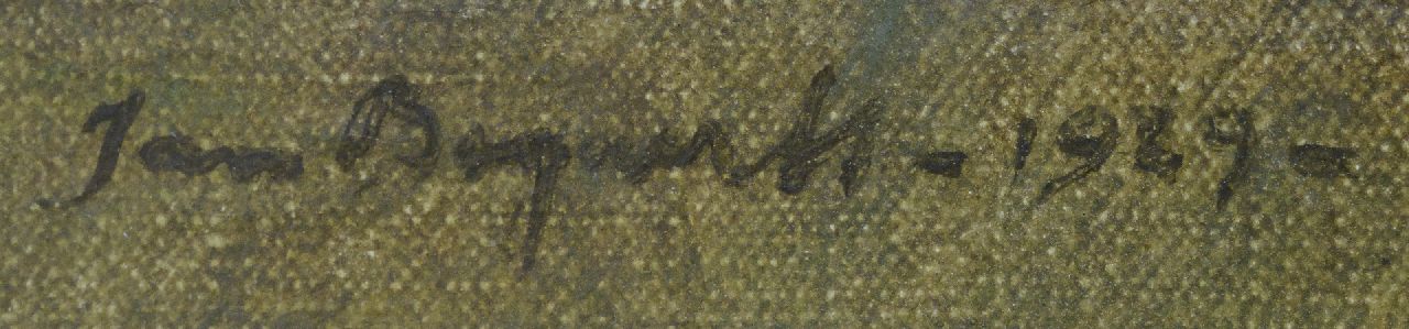 Jan Bogaerts signaturen Stilleven met aardbeien op een aardewerken bord