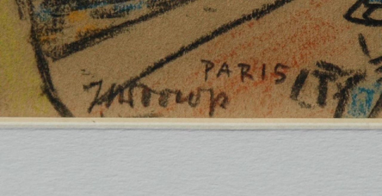 Jan Toorop signaturen Langs de Seine, Parijs