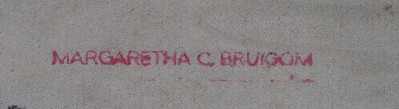 Greta Bruigom signaturen Jonge neushoornvogel