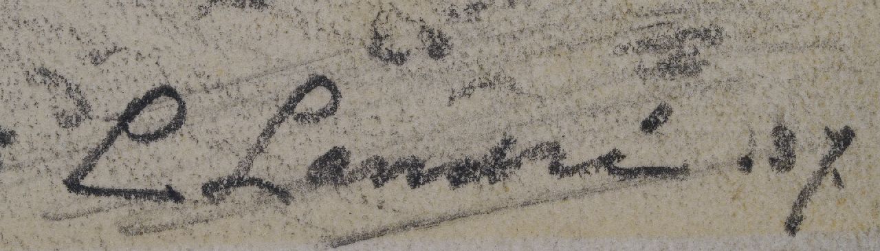 Louis Landré signaturen Hotel Jan Tabak, Bussum