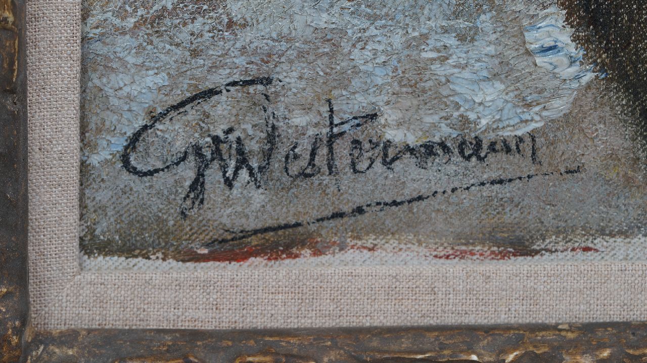 Gerard Westermann signaturen Figuren bij een trekpaard