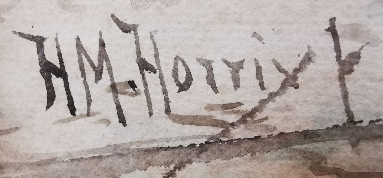 Hendrikus Matheus Horrix signaturen Familiegeluk
