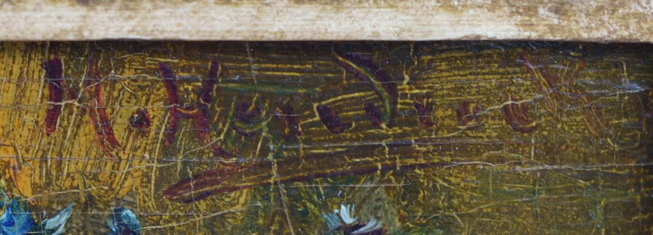 Michel Antoine Hendrickx signaturen Bloemstilleven