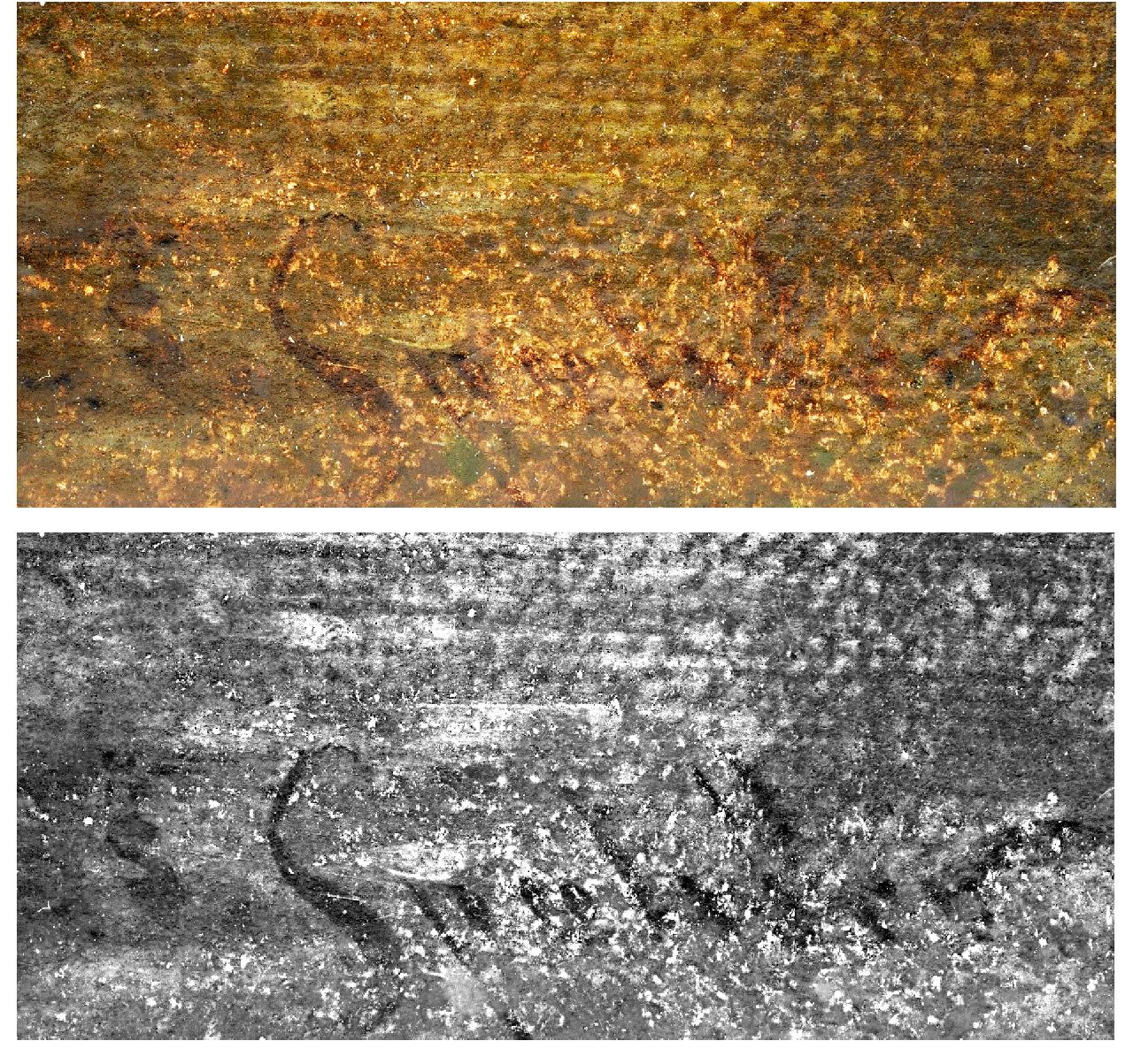 Johannes Franciscus Spohler signaturen Stadsgezicht met de Amsterdamse Oudekerkstoren