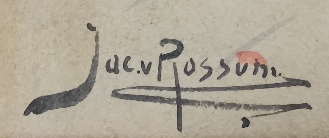 Jacob van Rossum signaturen Bal masqué