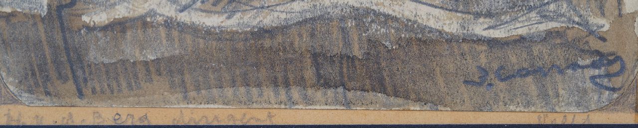 Ko Cossaar signaturen Concert o.l.v. H. v.d. Berg, orkestdirigent te Delft