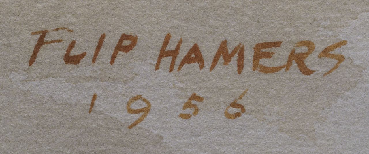 Flip Hamers signaturen Pin-upgirl