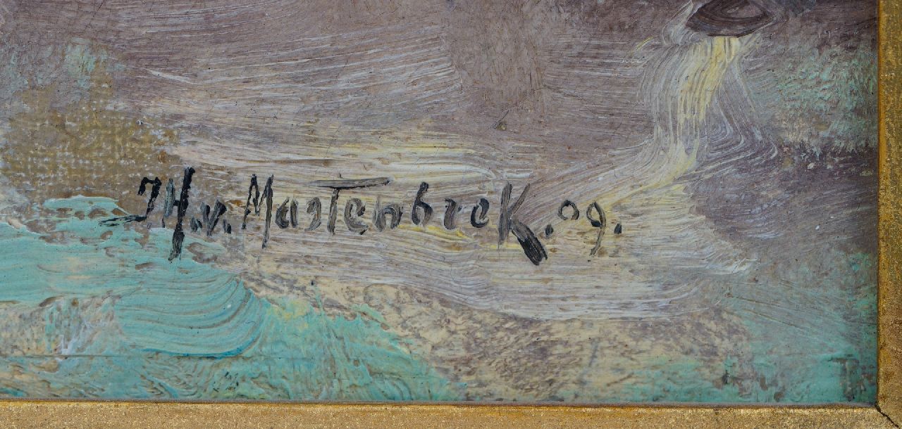 Johan Hendrik van Mastenbroek signaturen De Aelbrechtskolk in Delfshaven, Rotterdam