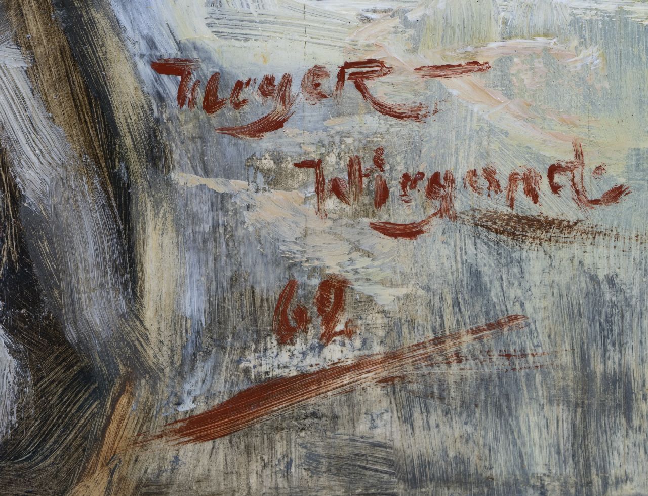 Rolf Dieter Meyer-Wiegand signaturen Terras aan het strand