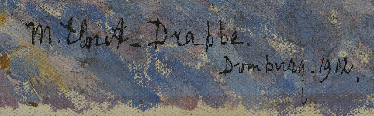 Mies Elout-Drabbe signaturen Herfst in Domburg