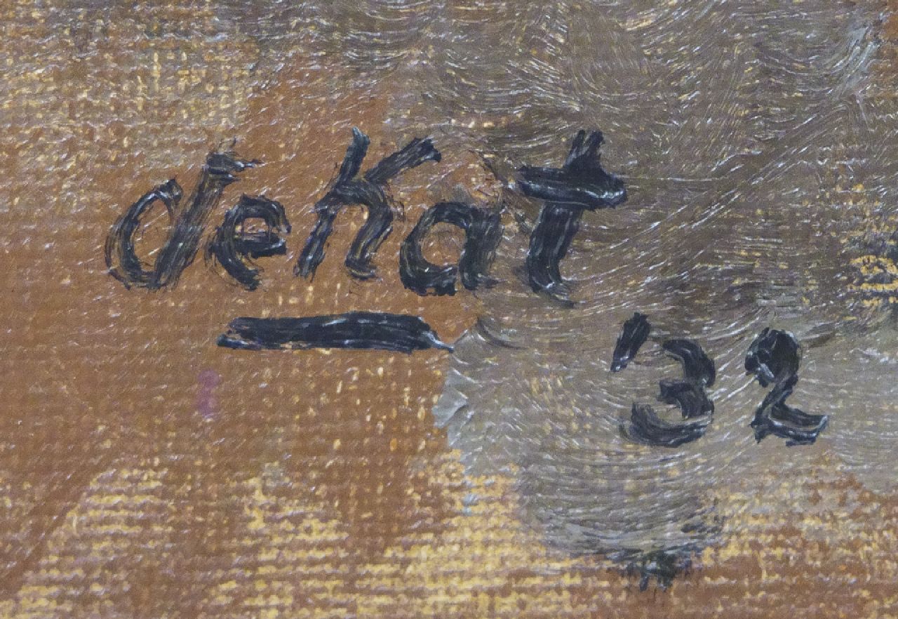 Otto B. de Kat signaturen Hans van Zijl, de vrouw van de kunstenaar, rustend