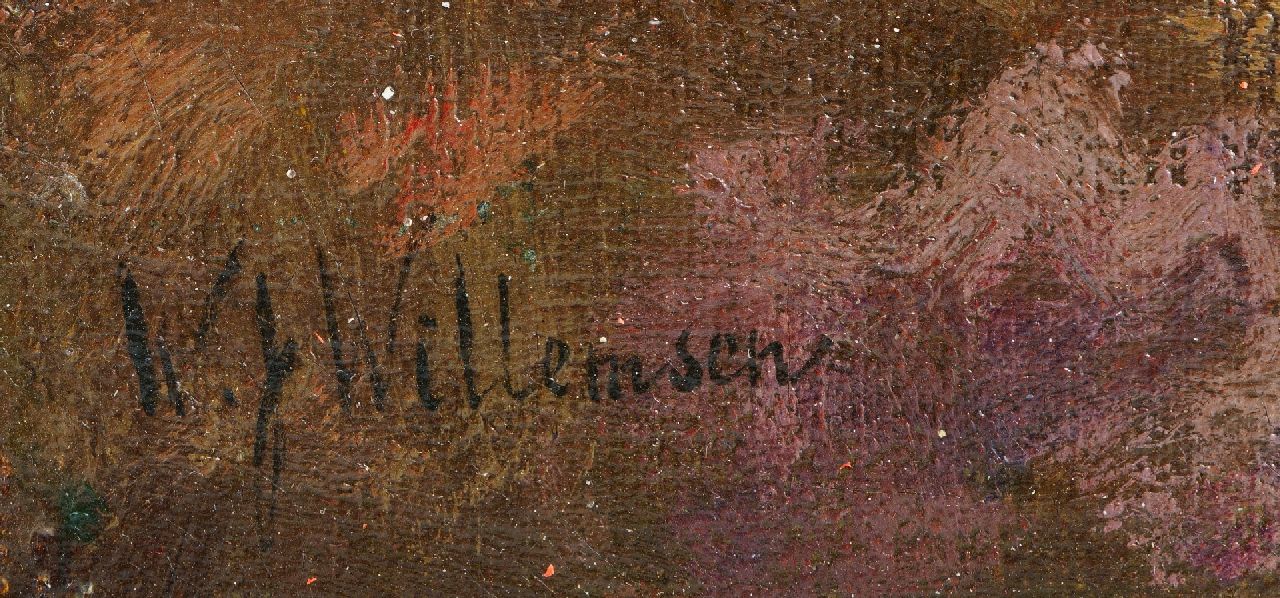 Willem Jan Willemsen signaturen Heidelandschap